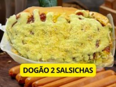 cachorro-quente com 2 salsichas